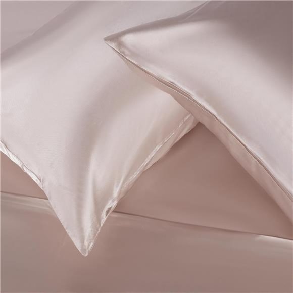 Satin Silk 4 Piece King Bed Sheet Set-King Sheet Set -1Fitted Sheet,1 Flat Sheet - Picture 2 of 6